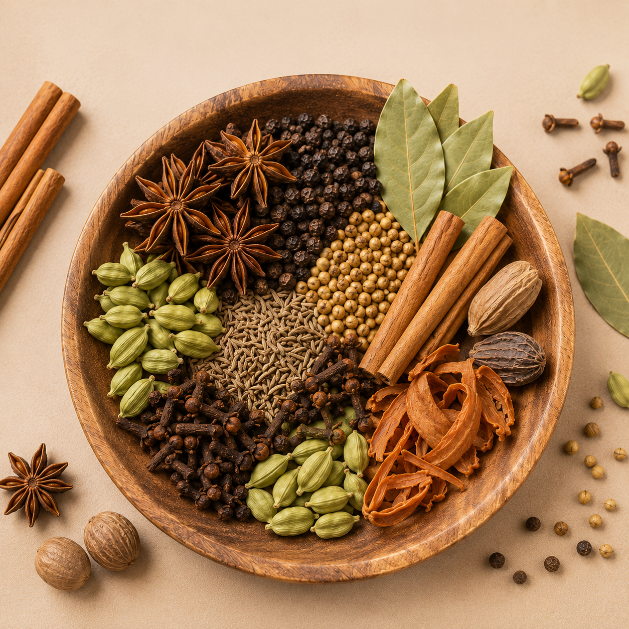 Whole spices (khare masale)