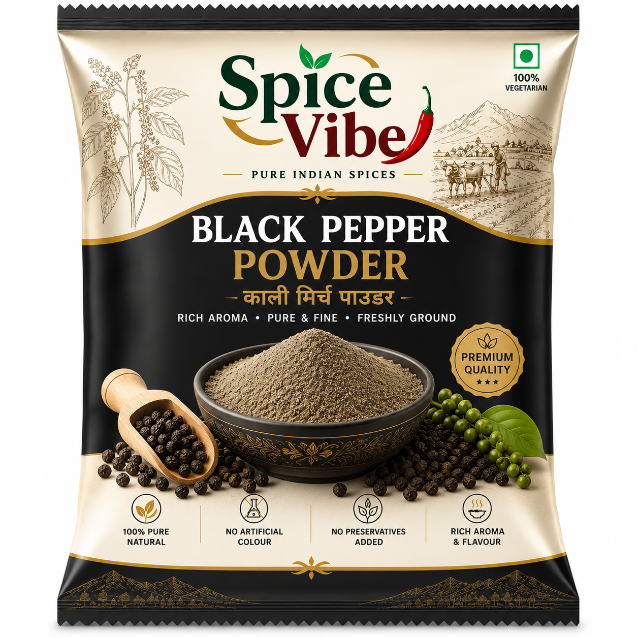 Black pepper powder (Kali mirch powder)