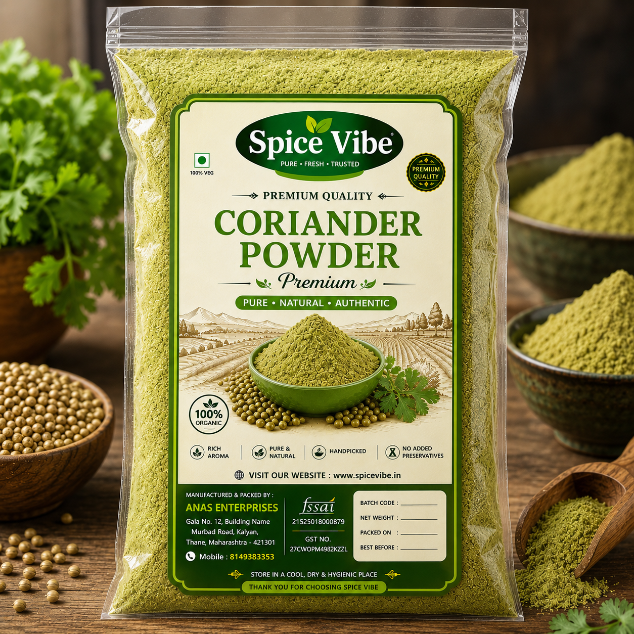 Coriander powder